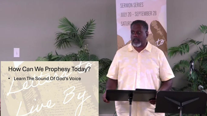 2024 08-24 Prophesy